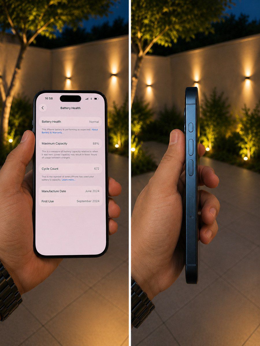 Apple iPhone 15 Pro Blue Titanium 128GB/8GB — Smartfonlar, Bakı (5)