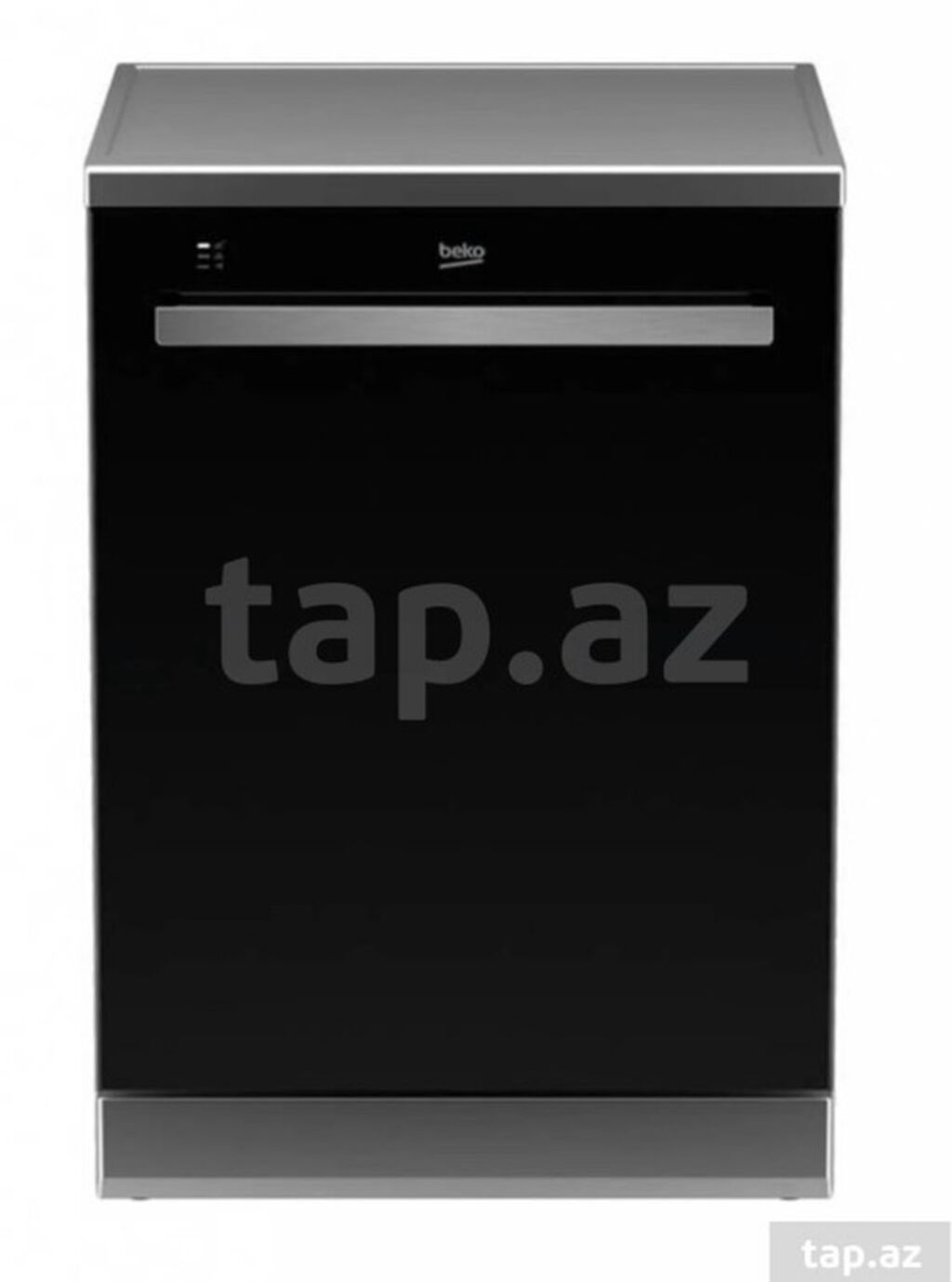 Beko qabyuyan maşın – sərbəst quraşdırılan, qara ön panel və inox — Mətbəx texnikası, Bakı