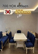 Yemək otağı dəsti – klassik üslub - Dəst: 1 ədəd böyük süfrə masası + — Furniture