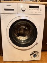 Siemens WM13Q300 avtomatik paltaryuyan maşın - Ön yükləmə, geniş şüşə — Paltarqurudan maşınlar