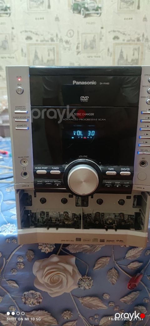 Panasonic SA-VK460 DVD Stereo System — 5 diskli dəyişdirici