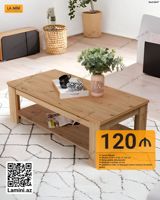 Dördbucaq masa, Açılmayan, Təkərsiz, Laminat, Zəmanətsiz, Pulsuz quraşdırılma — Mebel