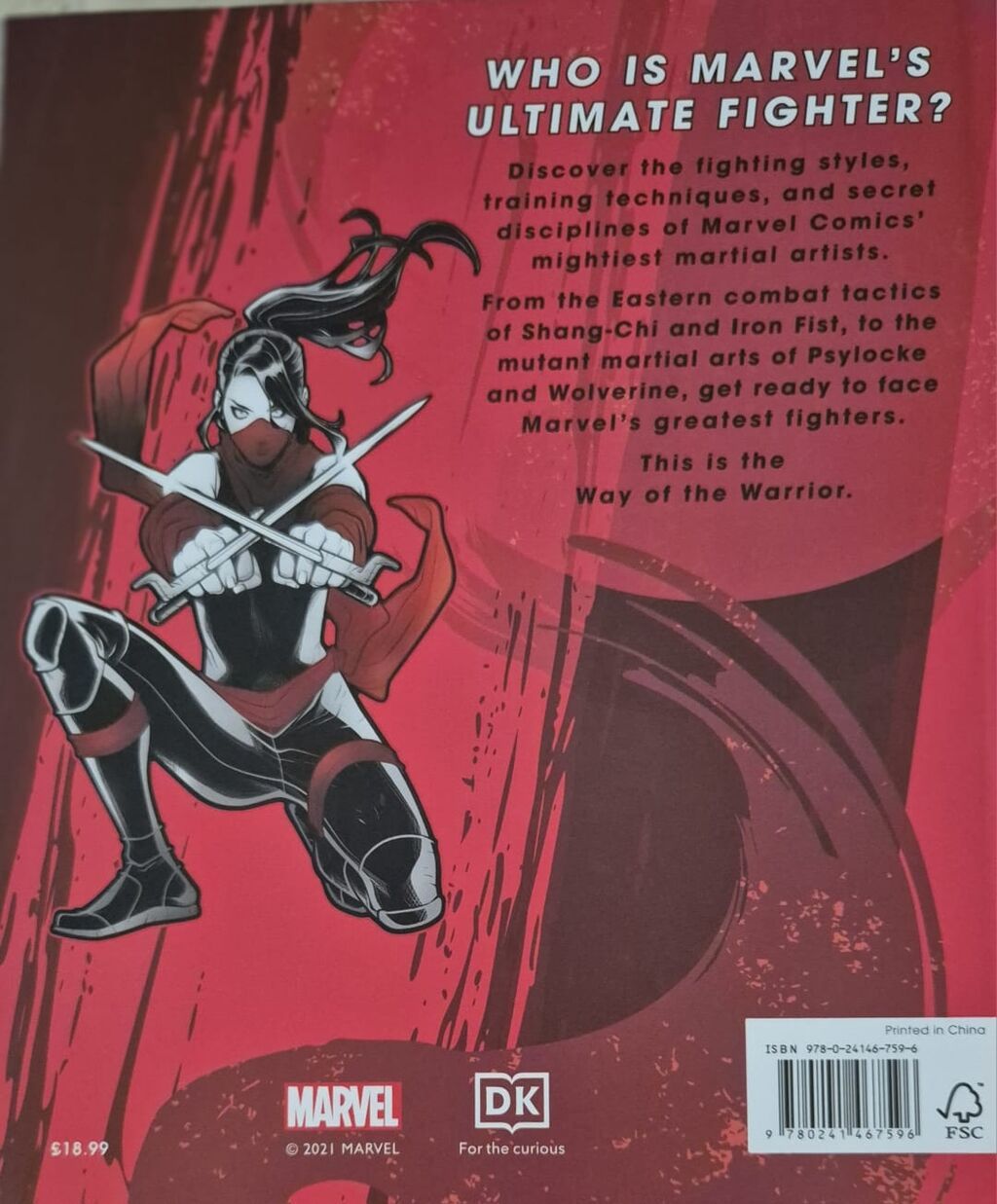 Məhsul: “Marvel – The Way of the Warrior: Marvel’s Mightiest Martial — Kitablar və jurnallar, Digah (2)