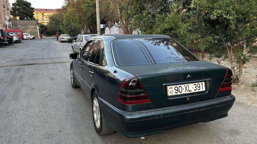 Mercedes C 220, 2.2 L, 1995 il, 241 041 km — Avtomobillər, Sumqayıt (12)