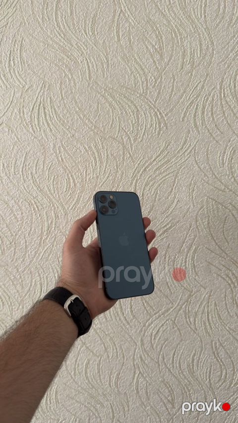 IPhone 12 Pro, 128 GB, Pacific Blue, Simsiz şarj, Face ID, Sənədlərlə