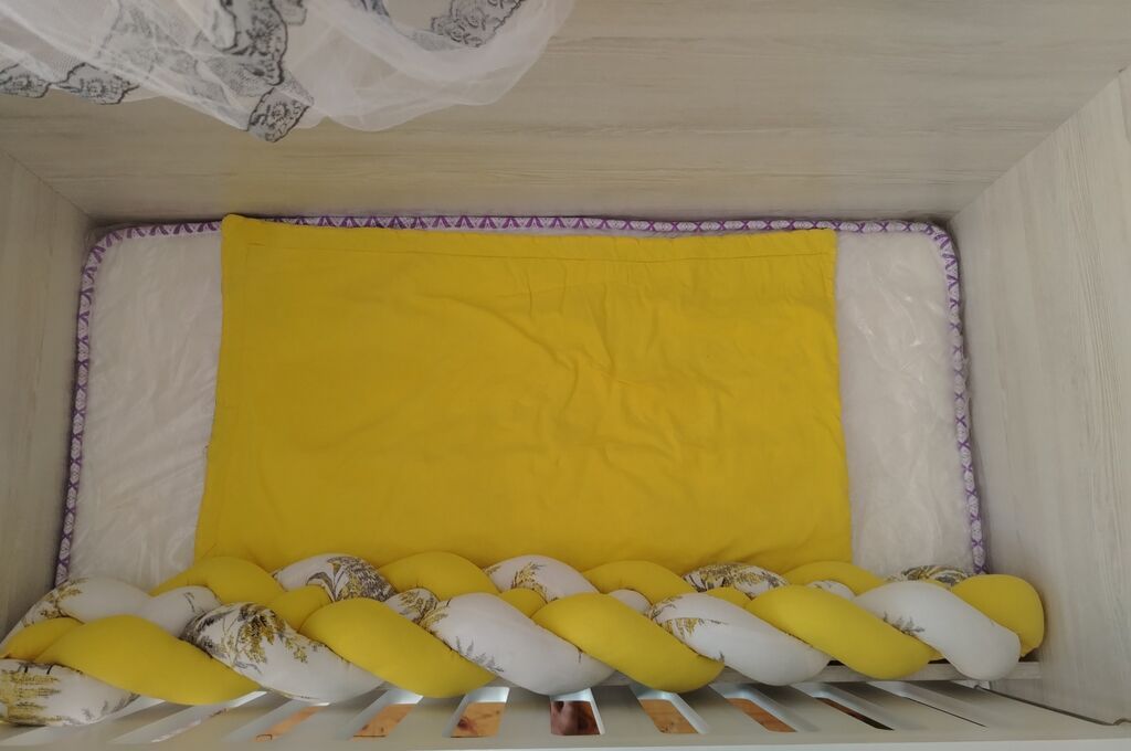 Uşaq beşiyi – Baby Mood modeli (İstifadə olunmayıb) - Material: ağ — Mebel, Masazır