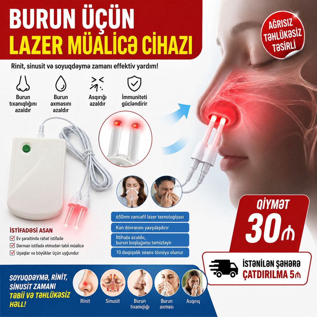 Burun üçün lazer müalicəsi cihazı — Şəxsi əşyalar, Lənkəran