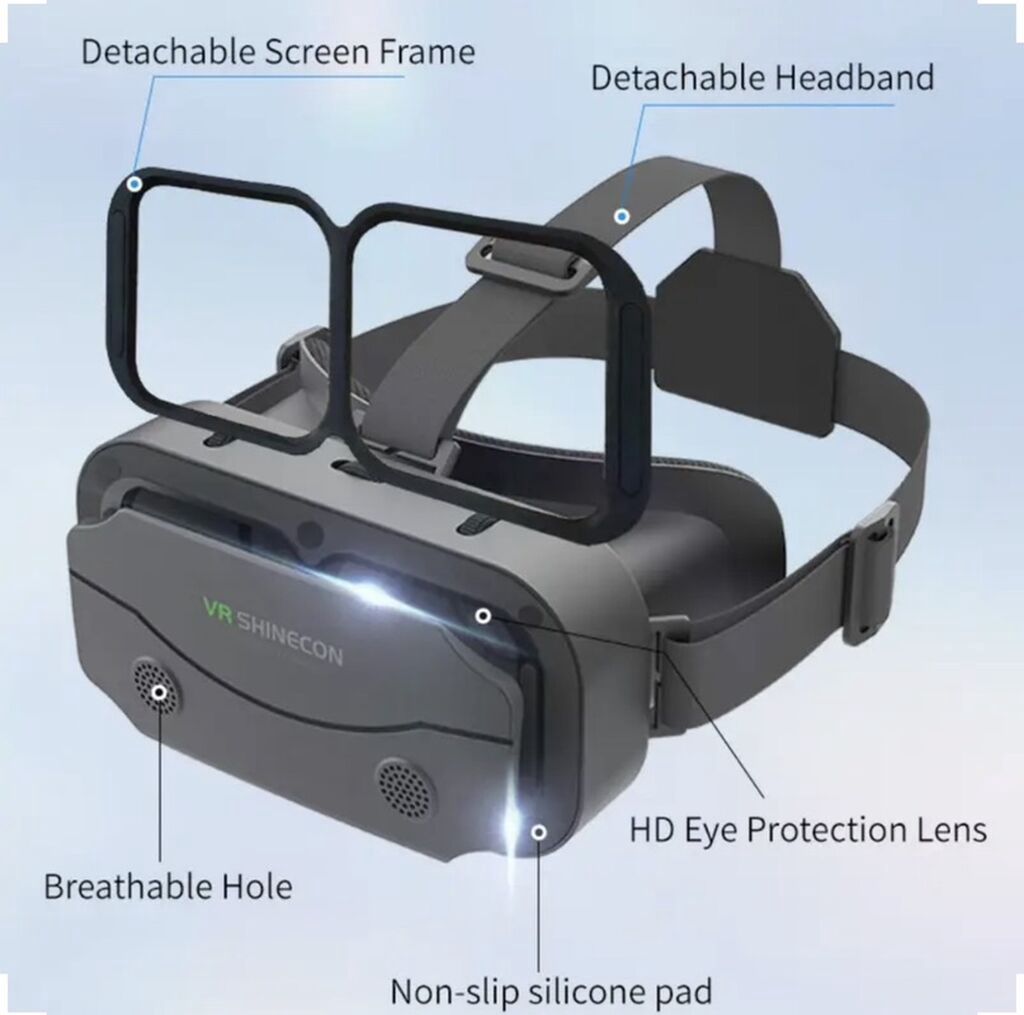 VR SHINECON virtual reallıq eynəyi Bir başa online mağazadan satışdır — Elektronika, Masazır (3)