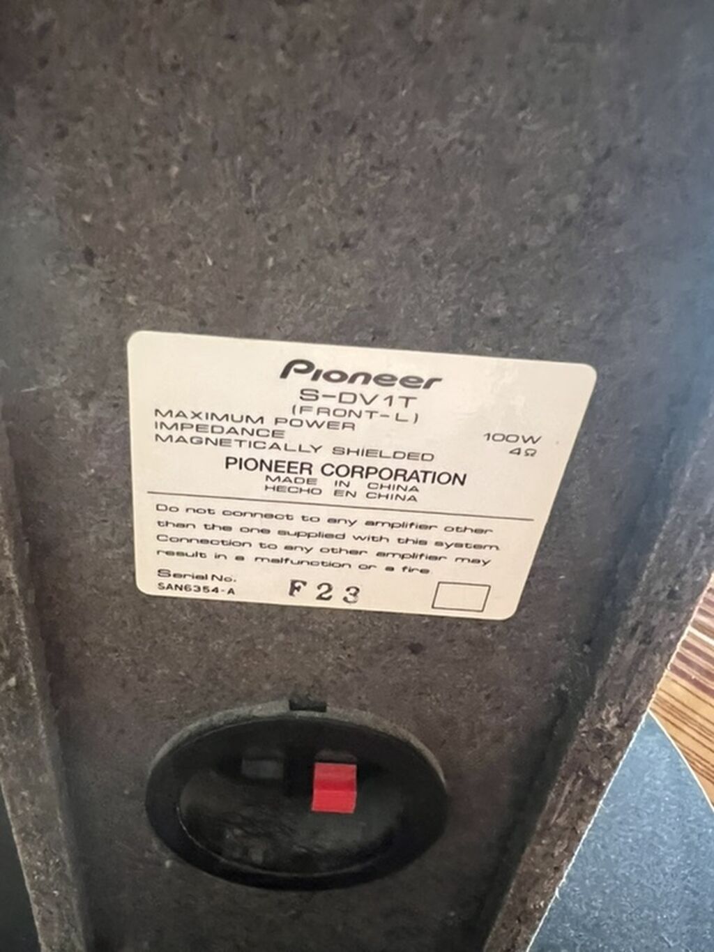Pioneer S-DV1T sütun akustikası – 4 ədəd hündür “tower” tipli dinamik — Elektronika, Digah (4)