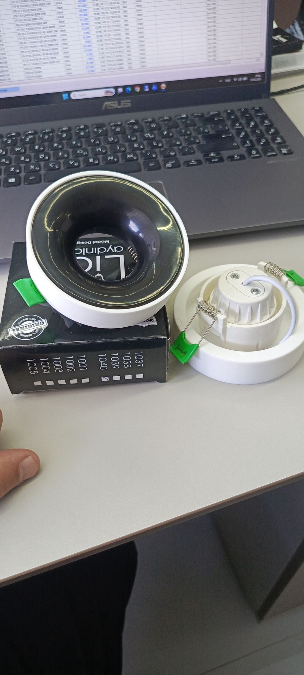 LED spot işıq quraşdırma seti (gövdə + COB lamp) - Tavan üçün — İşıqlandırma, Masazır (2)