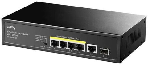 Cudy GS1005PTS1 - Optik lif bağlantısı və yüksək sürətli Gigabit PoE+
