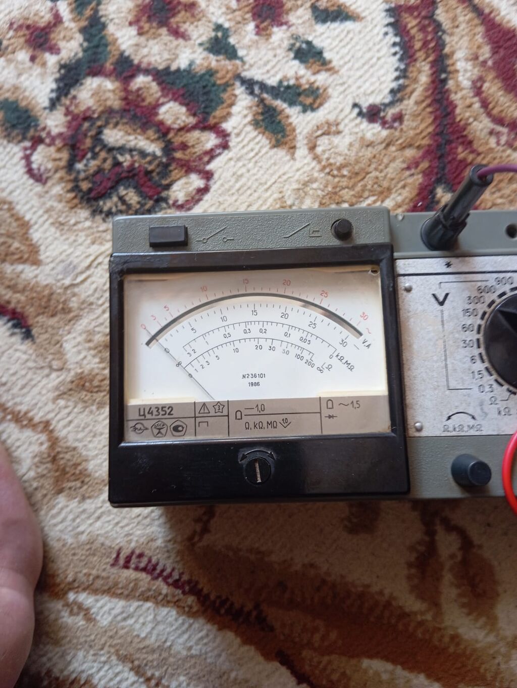 Analog universal ölçü cihazı N236101 (avometr/multimetr), 1985