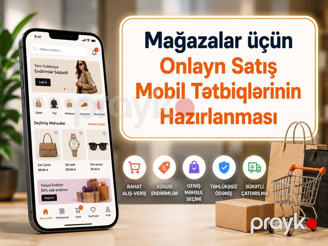 Mağazalar üçün onlayn satış mobil proqram hazırlanması — Reklama, IT, marketing, Bakı (2)