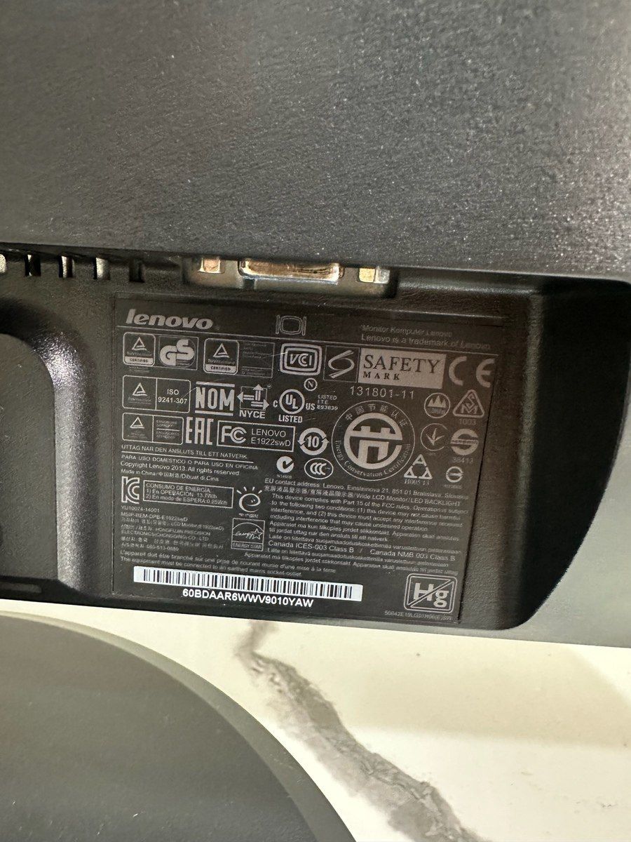 Monitor Lenovo 20 ekran — Elektronika, Bakı (4)