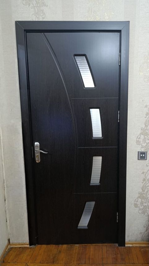 Siyah metal qapı 205x85 sm