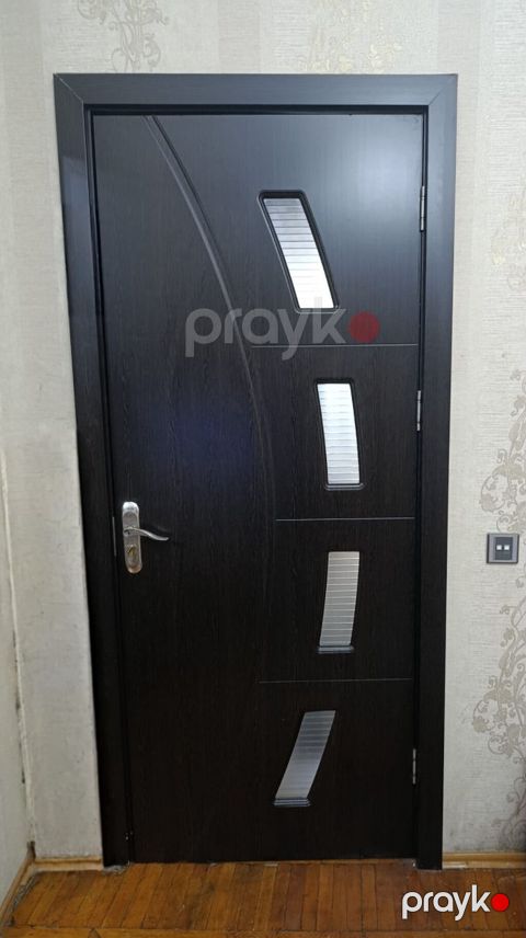 Siyah metal qapı 205x85 sm