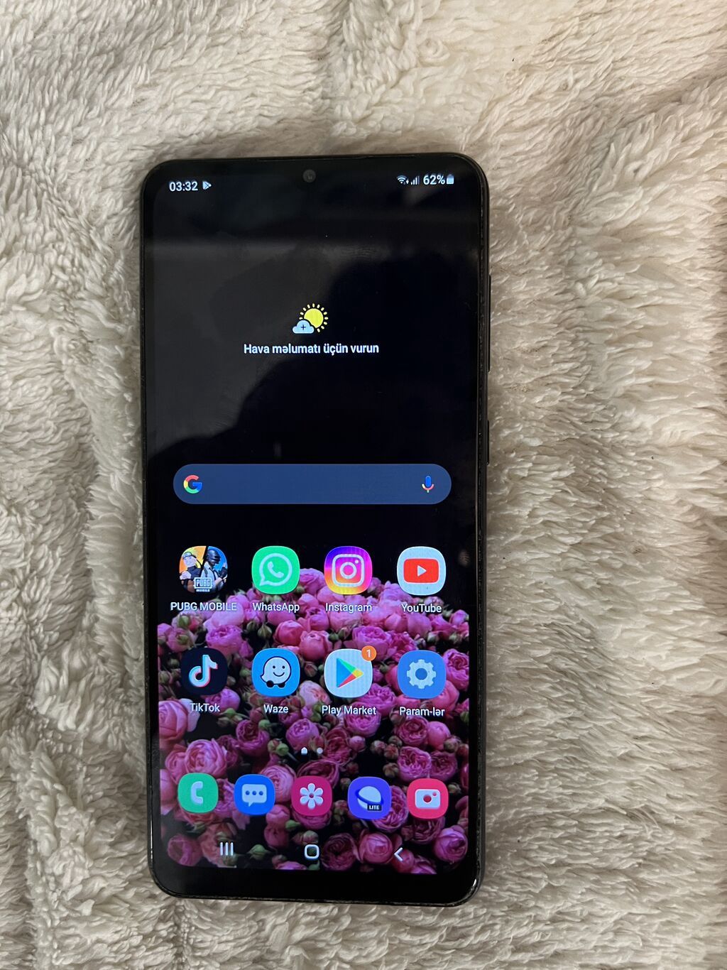 Samsung Galaxy A02, 32 GB, rəng - Qara, Sensor — Samsung, Bakı (2)