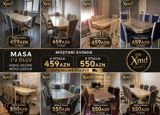 Xmd Mebel-dən yemək otağı üçün dəst: - Masa ölçüsü: 1×2 m - Rəng — Furniture