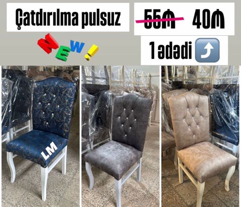 _*OTURACAQ/STUL*_ _Sifarişlə və yeni📌 Qiymət : *40₼*( 1 ədədi)