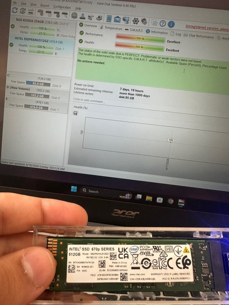 SSD M2 Nvme — Kompüterlər və noutbuklar, Bakı (12)