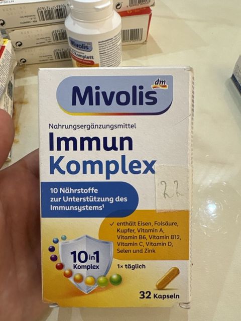 Mivolis Immun Komplex – İmmun sistemini dəstəkləyən vitamin kompleksi (32 kapsul) — Bakı