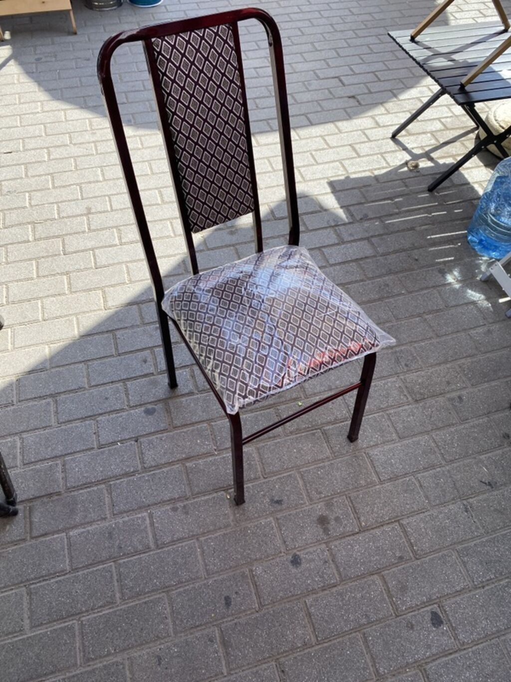Metall karkaslı yumşaq oturacaqlı stullar - Material: möhkəm metal — Stullar, Bakı (2)