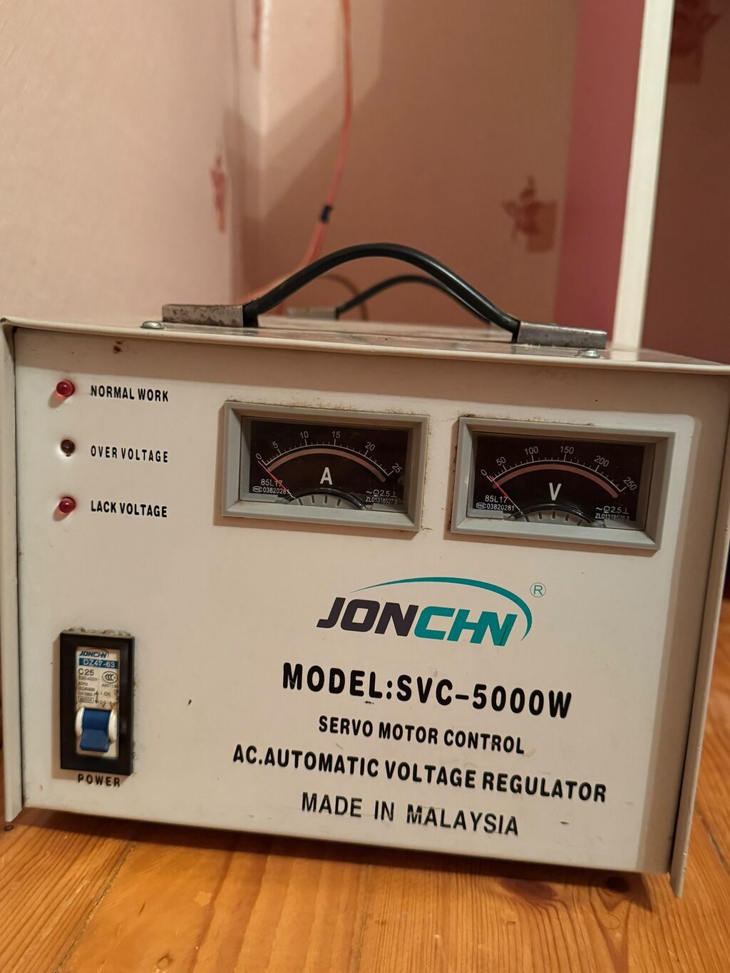 JONCHN SVC-5000W gərginlik stabilləşdiricisi - Tip: AC Automatic