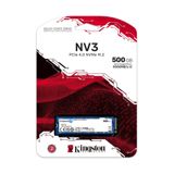 SSD yığıcı Kingston 500G NV3 M.2 2280 NVMe SSD (SNV3S/500G) — CAUTECH — Elektronika
