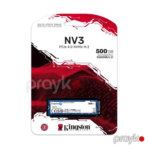 SSD yığıcı Kingston 500G NV3 M.2 2280 NVMe SSD (SNV3S/500G) — Bakı