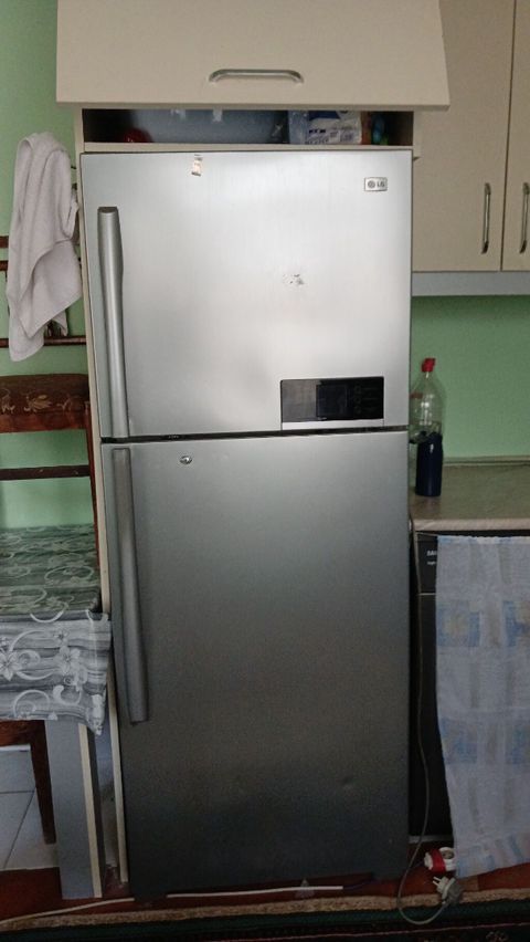 İşlənmiş 2 qapılı LG Soyuducu Satılır, rəng - Boz