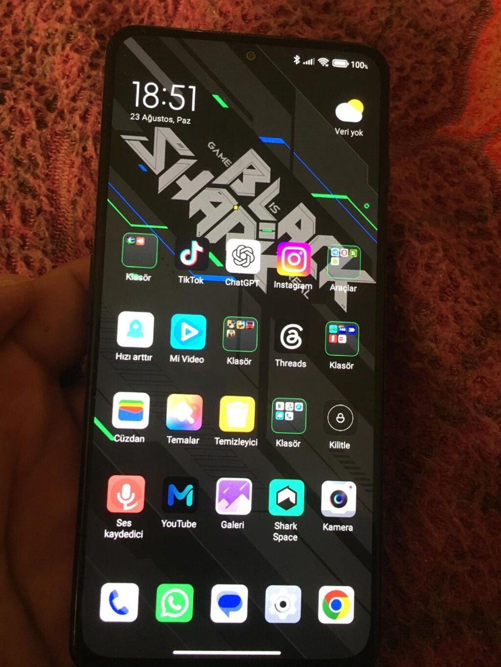 Xiaomi Black Shark 4, 128 GB, rəng - Göy, İki sim kartlı — Xiaomi, Bakı (3)