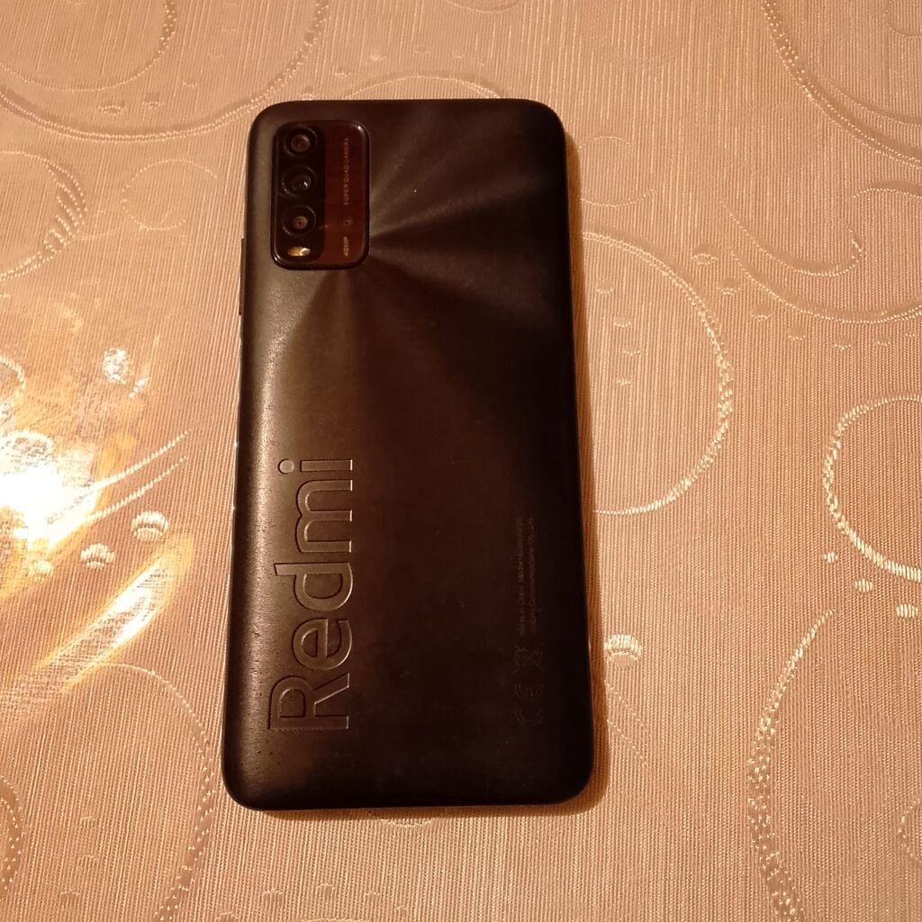 Redmi 9T, 128 GB, rəng - Qara, Barmaq izi — Elektronika, Qobu (2)
