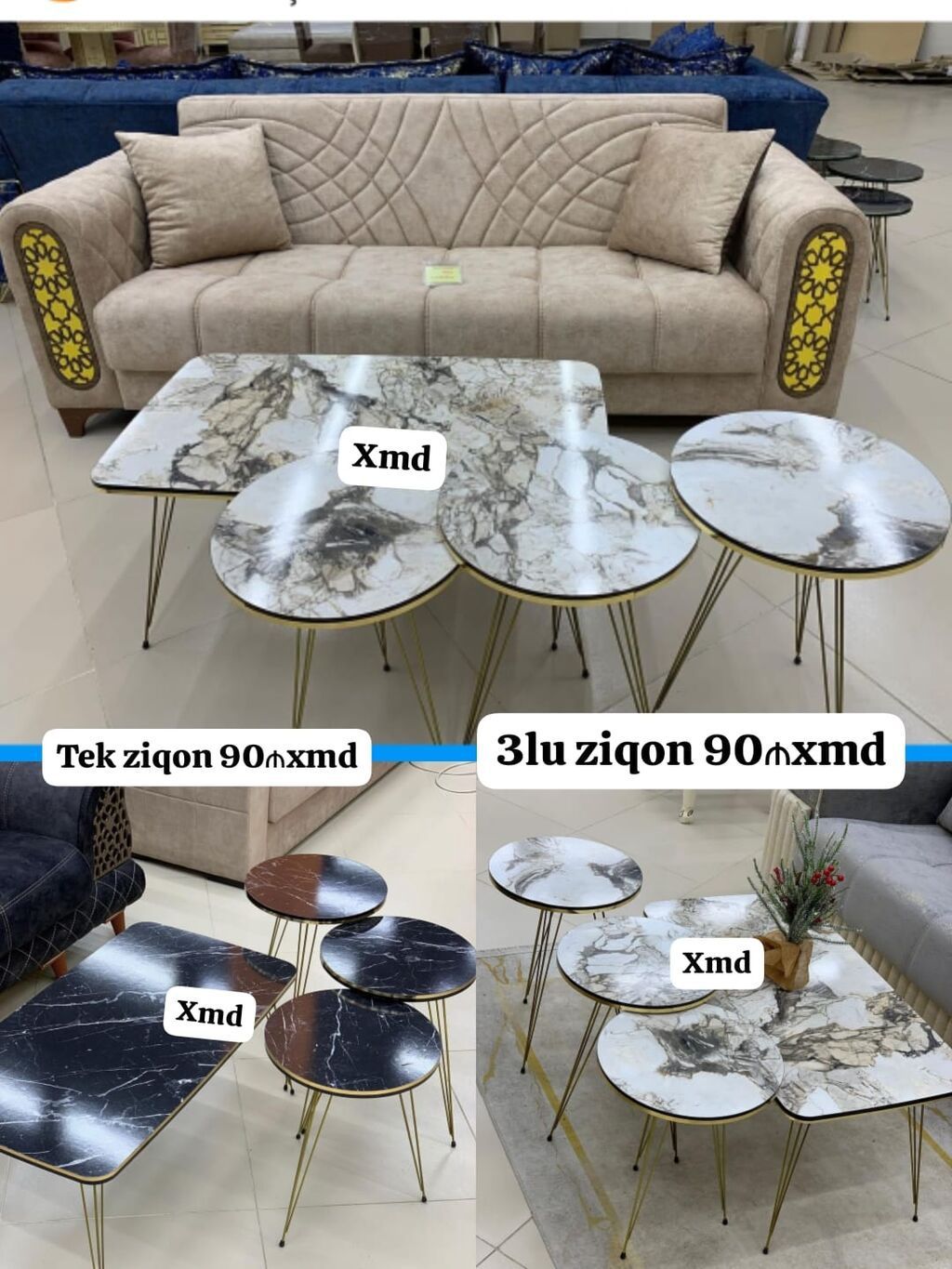 Türkiyə istehsalı masalar dəsti — 90 AZN — Masalar və stullar, Bakı (2)