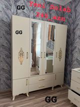 Yeni ve Sifarisle 4 Qapili Dolab 245 azn Olcu 1.60×47×2m Material — Goods