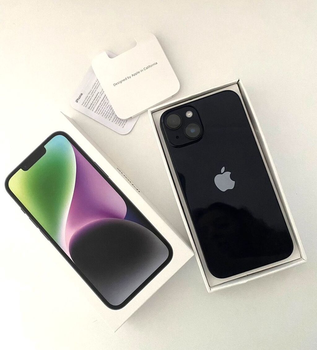IPhone 14, Qara, Face ID — Apple iPhone, Bakı (3)