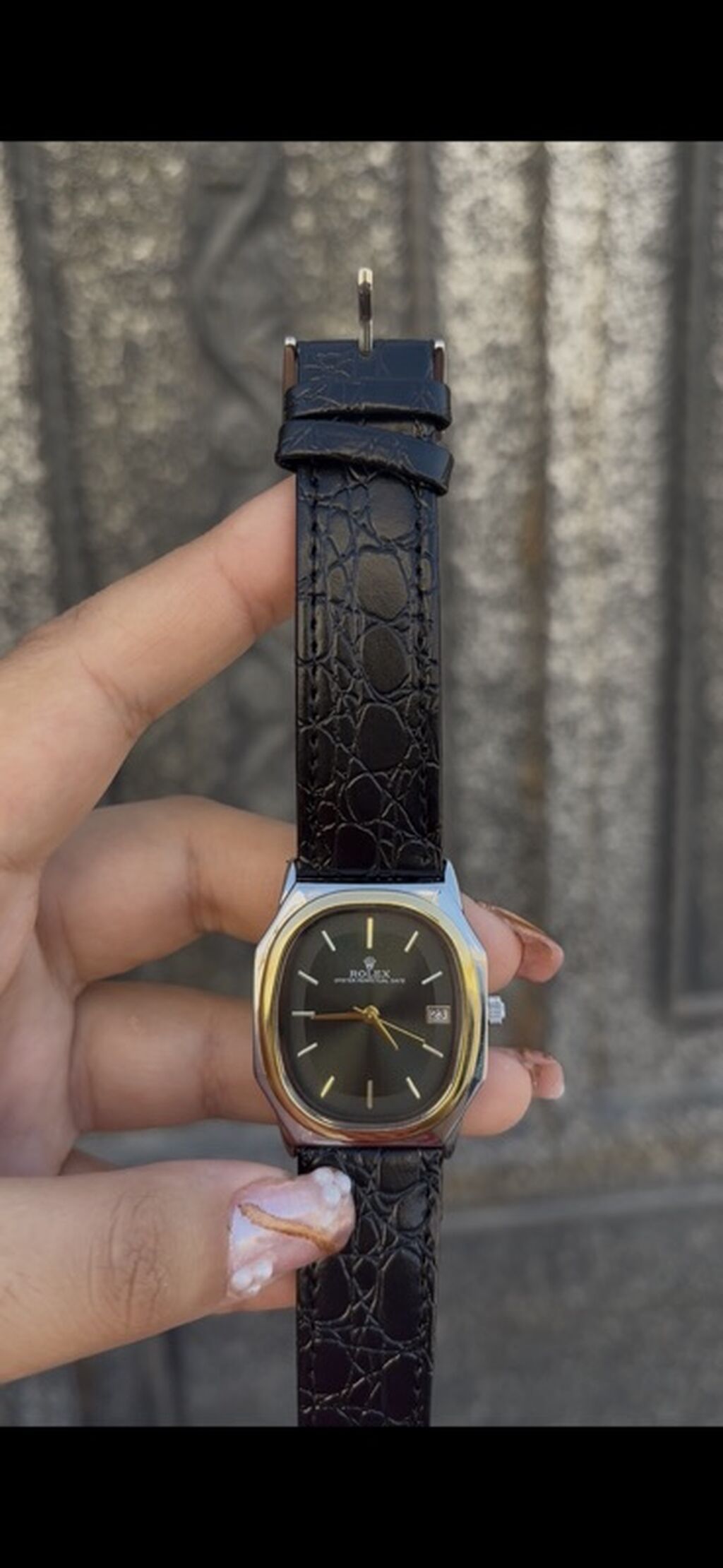 Klassik üslubda qol saatı - Marka: Rolex (korpus arxasında “Stainless — Qol saatları, Digah (2)