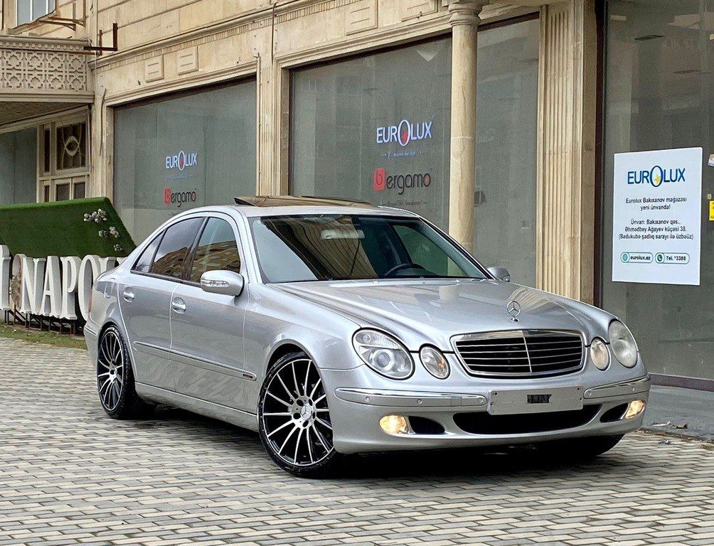 Mercedes E 270, 2.7 L, 2002 il, 313 000 km — Avtomobillər, Bakı (2)