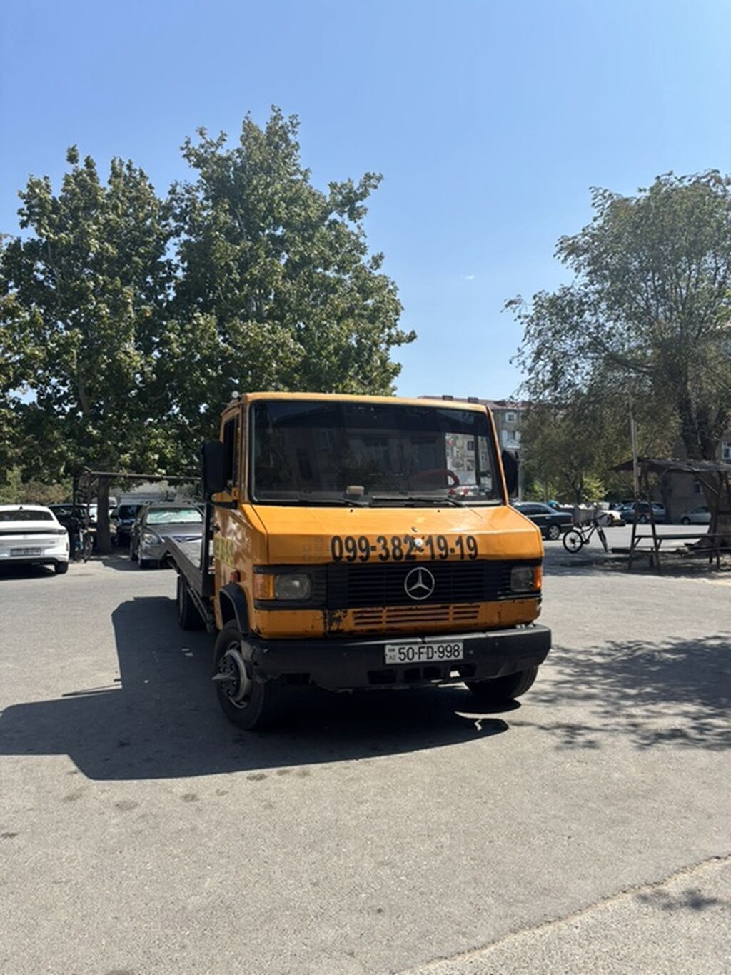 Evakuator, Platforma ilə, Şəhər daxili — Xidmətlər, Sumqayıt