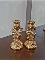 Qızılı rəngli şamdan dəsti (2 ədəd) — Zeynallı