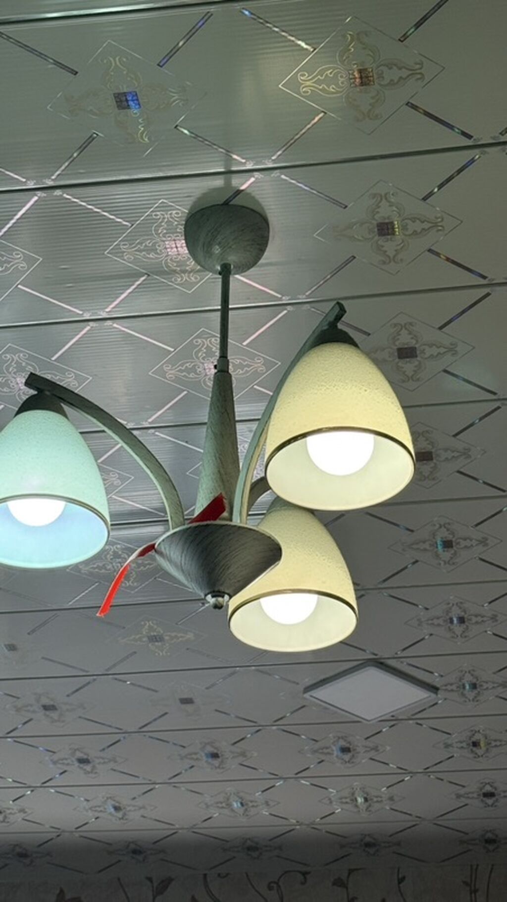 Çılçıraq, 3 lampa, Metal