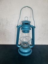 Məhsul: Mavi rəngli klassik yağ lampası (fənər) Təsvir: - Material — Name
