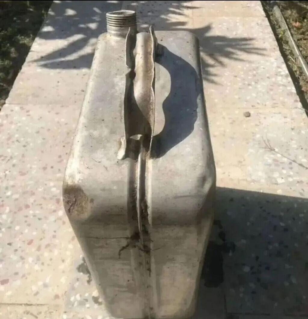 Metal yanacaq bidonu - Material: qalın metal (polad) - Tutum — Avto, Bakı (3)