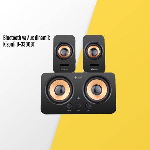 Bluetooth və Aux dinamik "Kisonli U-3300BT" — Bakı