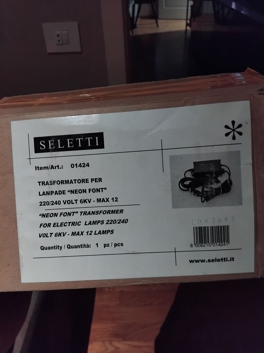 Seletti “Neon Font” lampaları üçün transformator (blok qidalanma) - — Transformatorlar, Bakı (3)