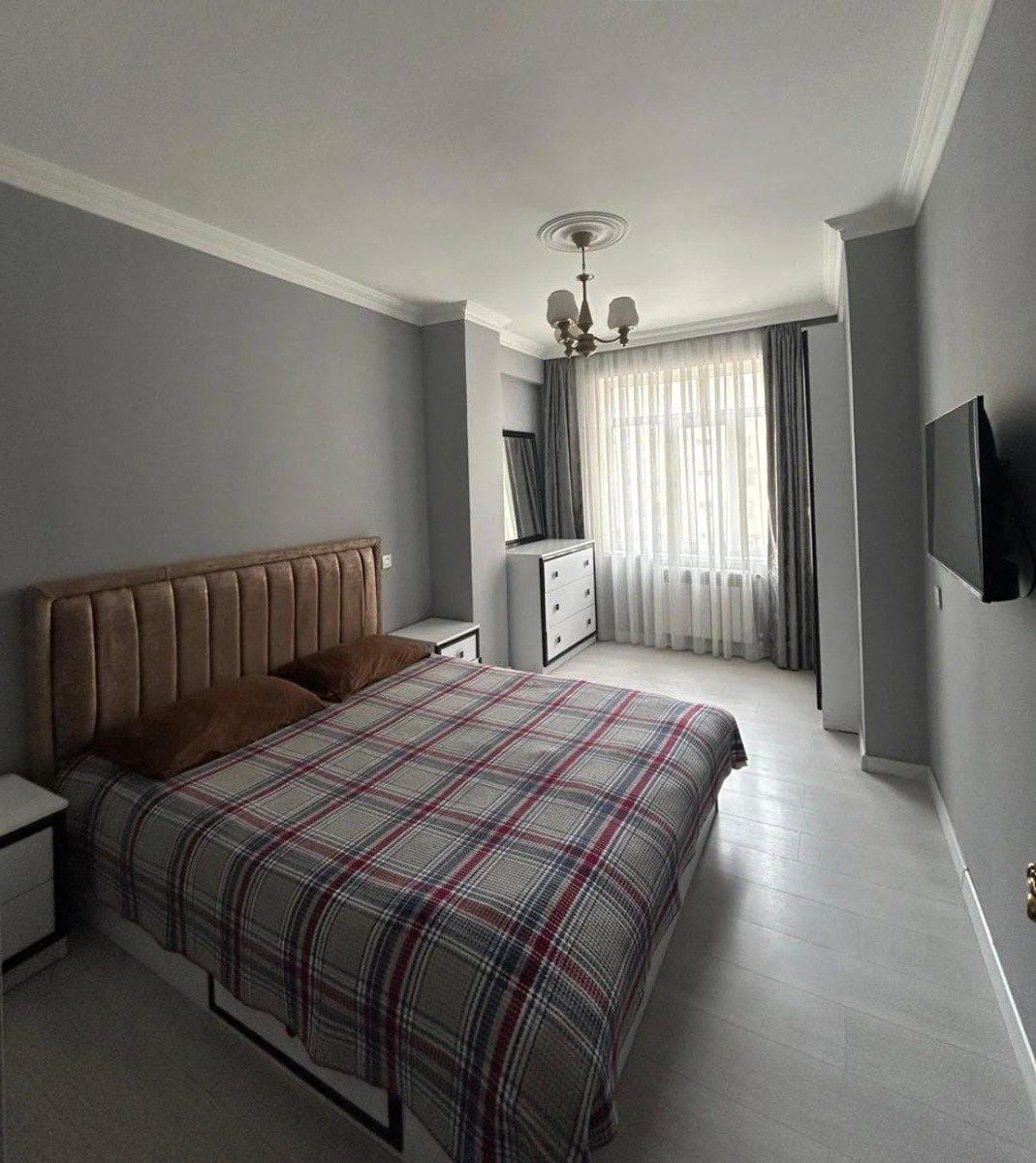 İcarəyə verilir 1 otaqlı yeni tikili 38 m² — Mənzil, Xırdalan