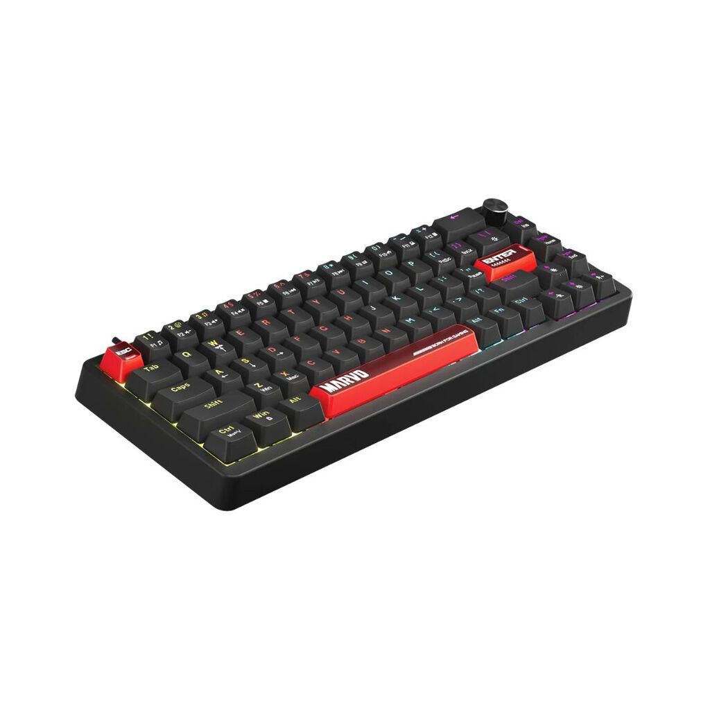 Mexaniki Klaviatura – Marvo Arma 67 TNT Peach (KG935) - Tip: 65% — Elektronika, Bakı (3)
