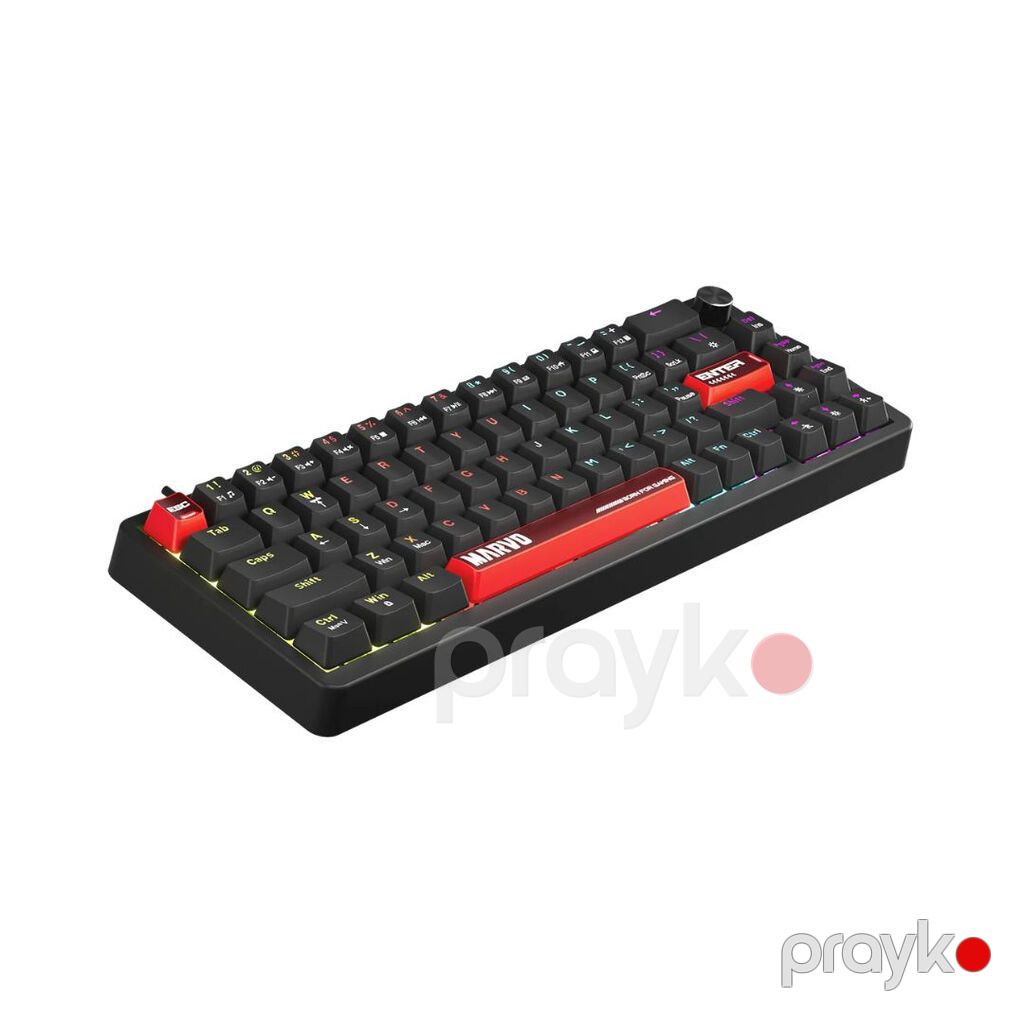 Mexaniki Klaviatura – Marvo Arma 67 TNT Peach (KG935) - Tip: 65% — Elektronika, Bakı (3)