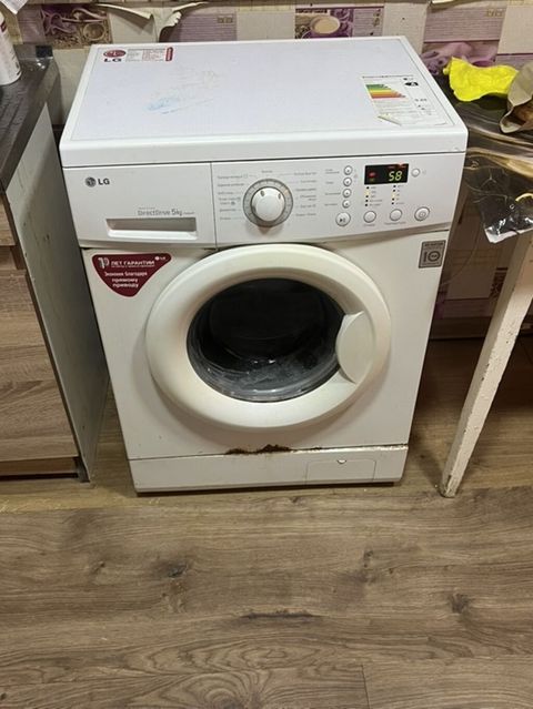 LG paltaryuyan maşın – ön yükləməli, Direct Drive mühərrikli — Masazır