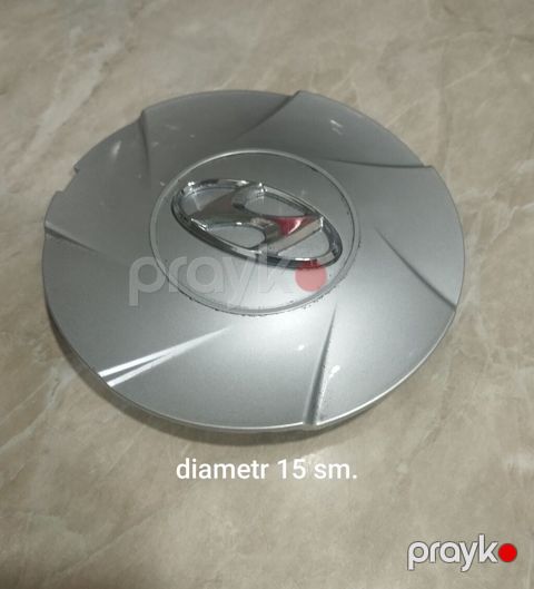 Hyundai təkər diski üçün mərkəz qapağı (center cap) — 15 sm, gümüşü