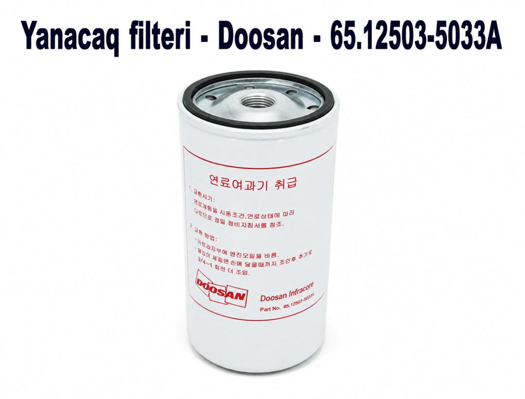 Doosan 65.12503-5033A yanacaq filteri — Biznes və avadanlıq, Bakı